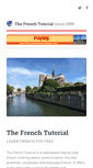 Mobile Screenshot of frenchtutorial.com